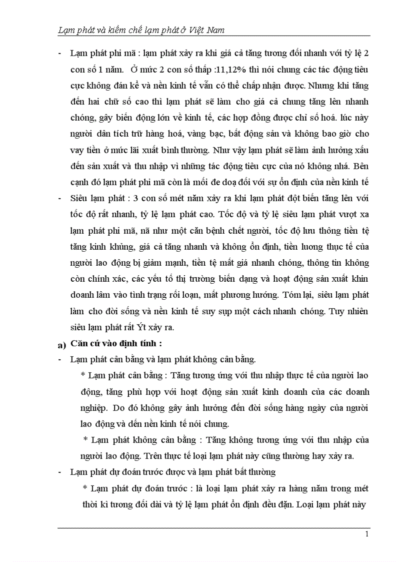 image for page Lạm phát và kiềm chế lạm phát ở Việt Nam 1