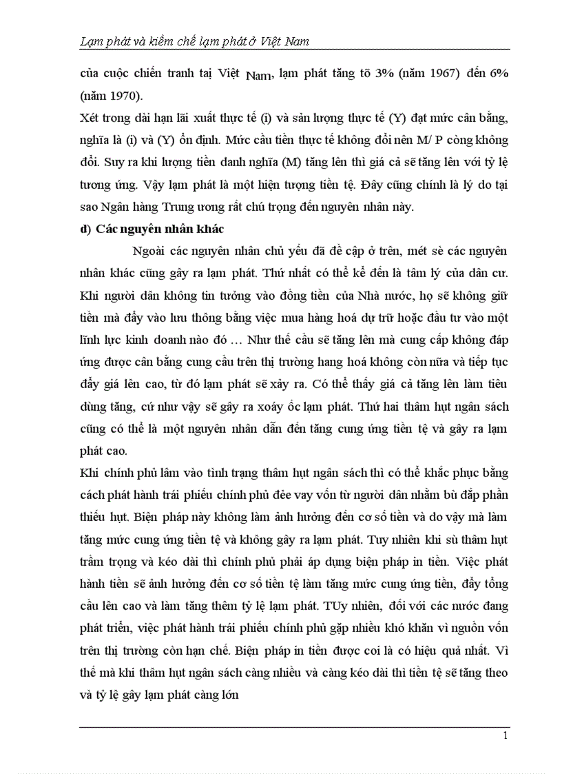 image for page Lạm phát và kiềm chế lạm phát ở Việt Nam 1