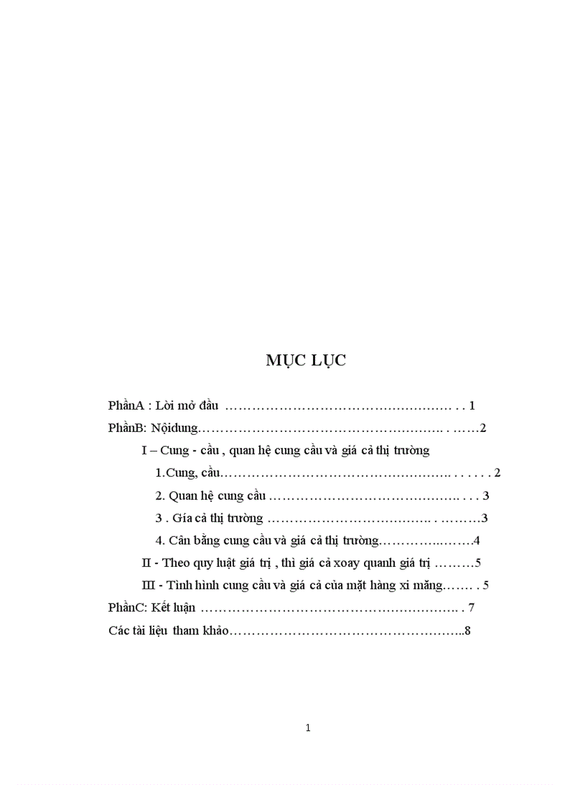 image for page Quan hệ cung cầu tác động đến sự lên xuống của giá cả của mặt hàng xi măng
