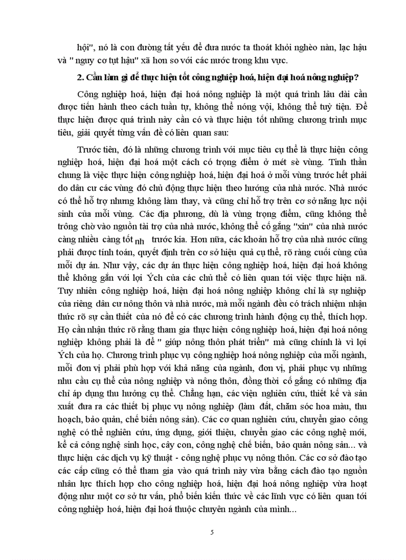 image for page thực trạng của quá trình cnh hđh nông nghiệp nông thôn việt nam hiện nay