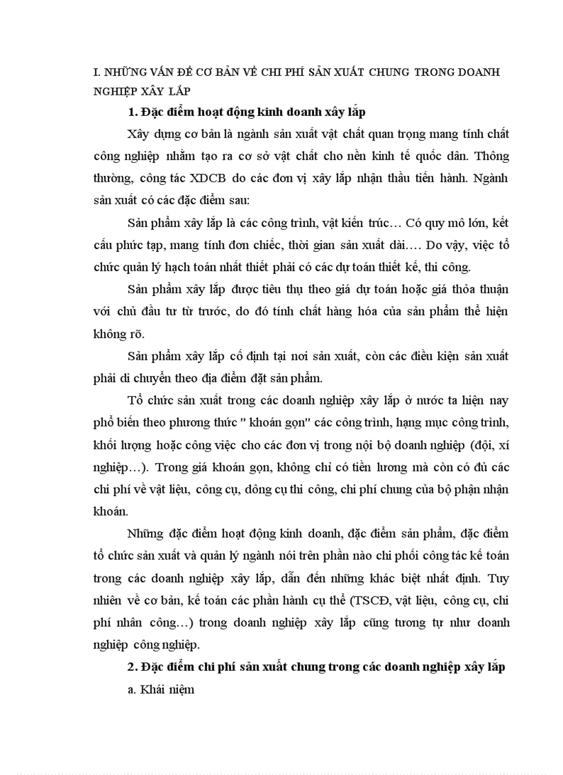 image for page hạch toán chi phí sản xuất chung trong các doanh nghiệp xây lắp 1