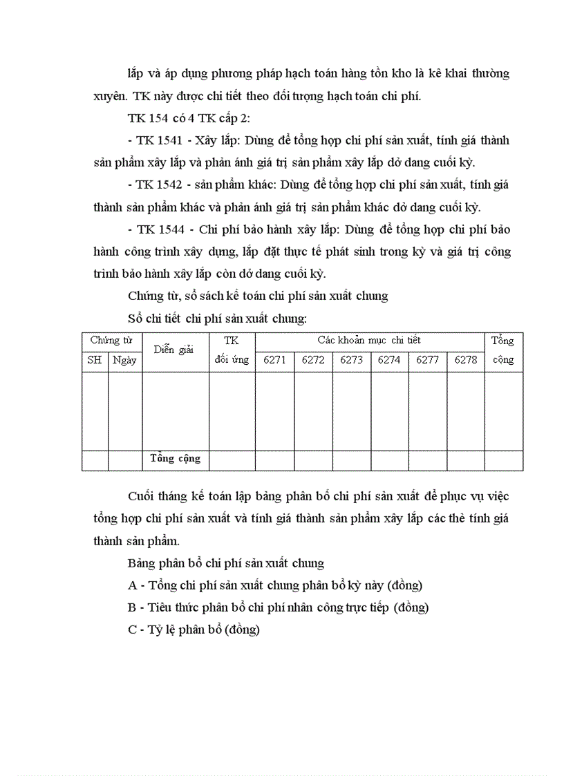 image for page hạch toán chi phí sản xuất chung trong các doanh nghiệp xây lắp 1
