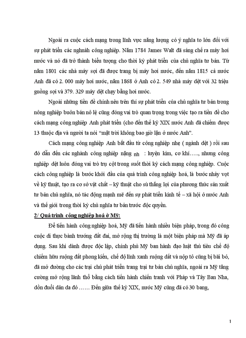 image for page Vì sao công nghiệp hoá tư bản chủ nghĩa bắt đầu từ công nghiệp nhẹ 1