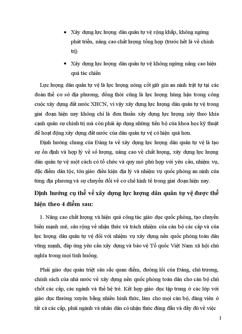 image for page Phương hướng xây dựng lực lượng dân quân tự vệ trong giai đoạn hiện nay