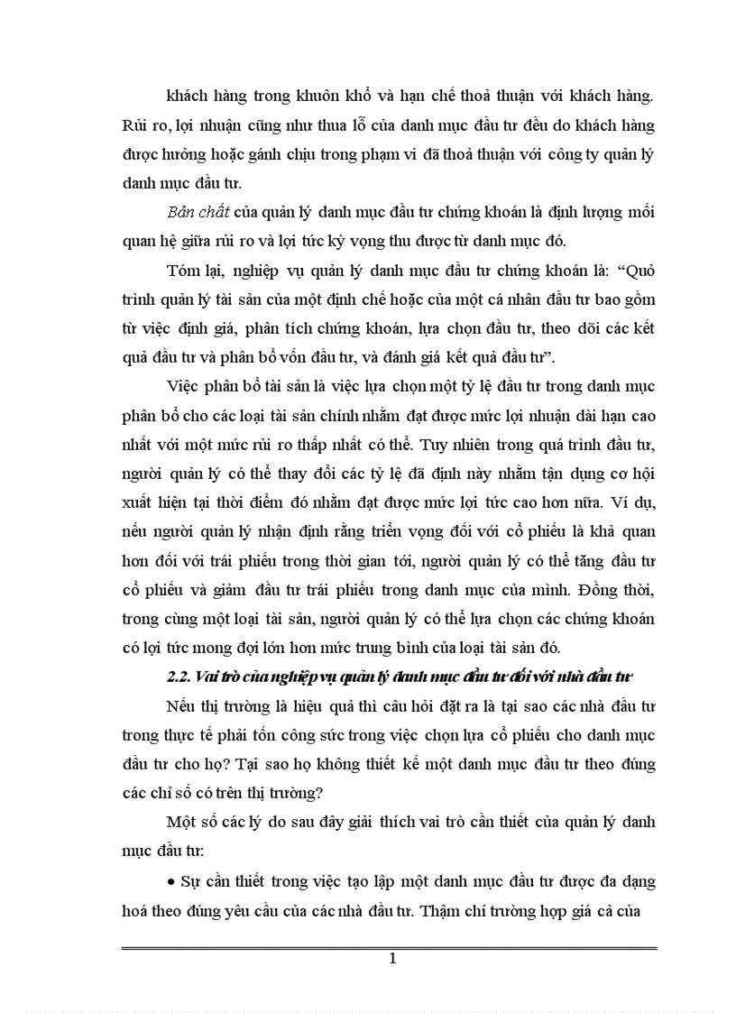 image for page Áp dụng các công cụ toán tài chính vào việc quản lý danh mục đầu tư và ứng dụng trong thị trường chứng khoán Việt Nam