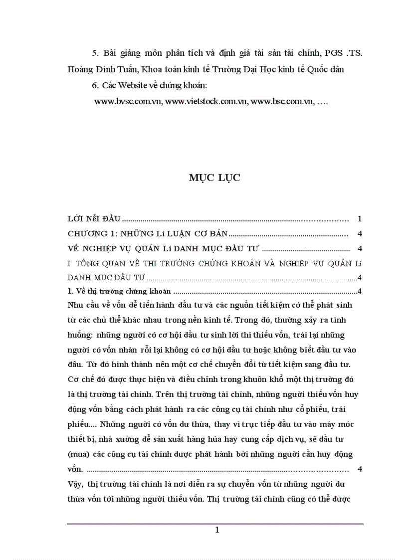 image for page Áp dụng các công cụ toán tài chính vào việc quản lý danh mục đầu tư và ứng dụng trong thị trường chứng khoán Việt Nam