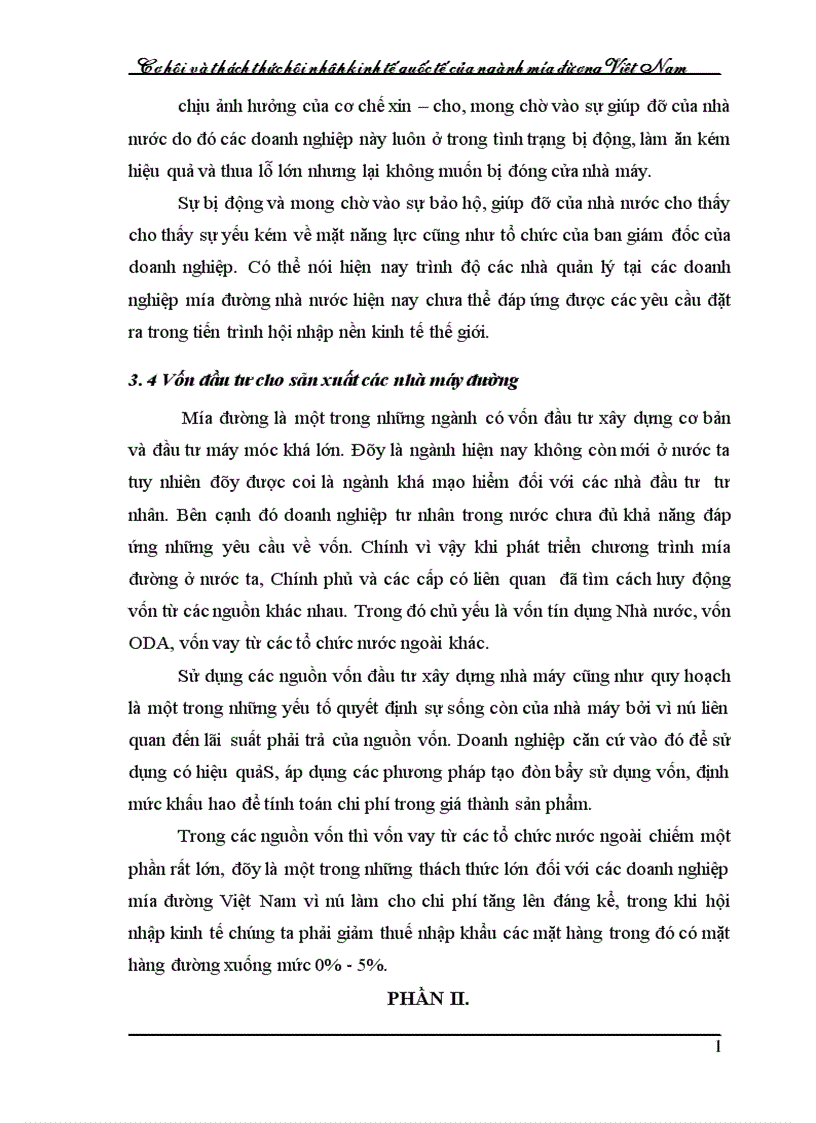 image for page Cơ hội và thách thức hội nhập kinh tế quốc tế của ngành mớa đường Việt Nam 1