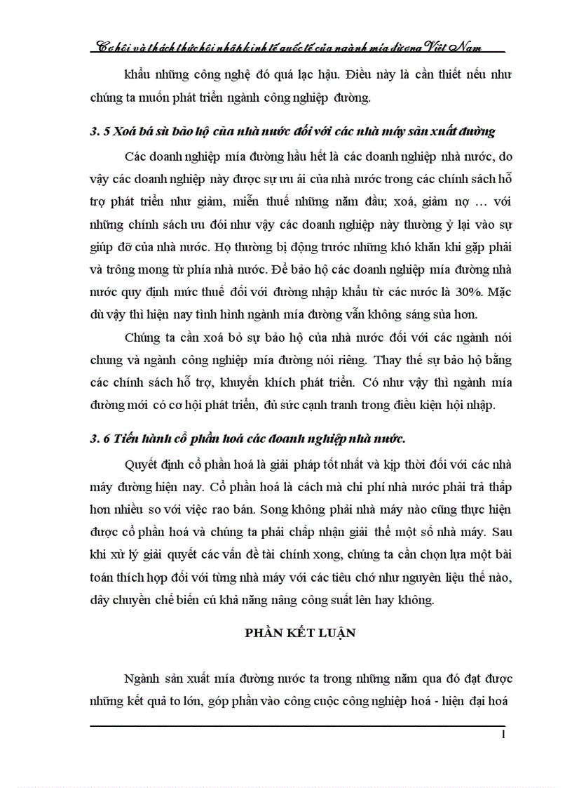 image for page Cơ hội và thách thức hội nhập kinh tế quốc tế của ngành mớa đường Việt Nam 1