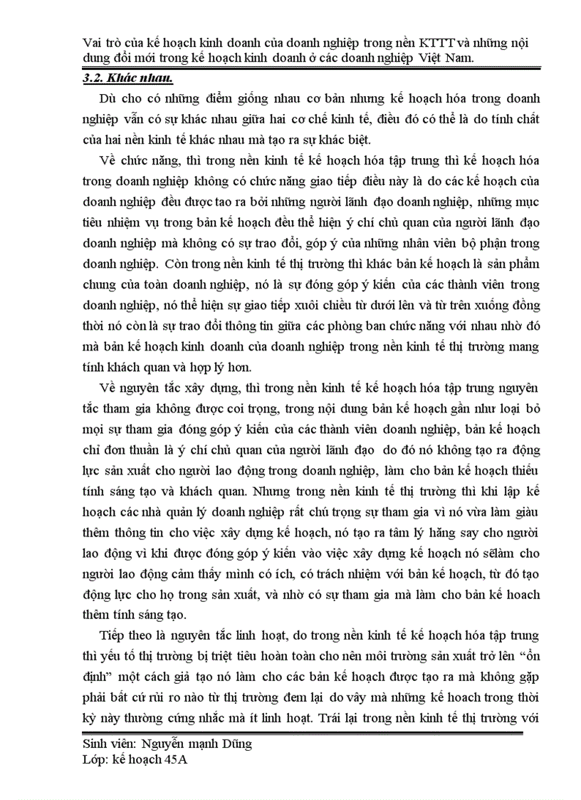 image for page Vai trò của kế hoạch kinh doanh của doanh nghiệp trong nền KTTT và những nội dung đổi mới trong kế hoạch kinh doanh ở các doanh nghiệp Việt Nam 1