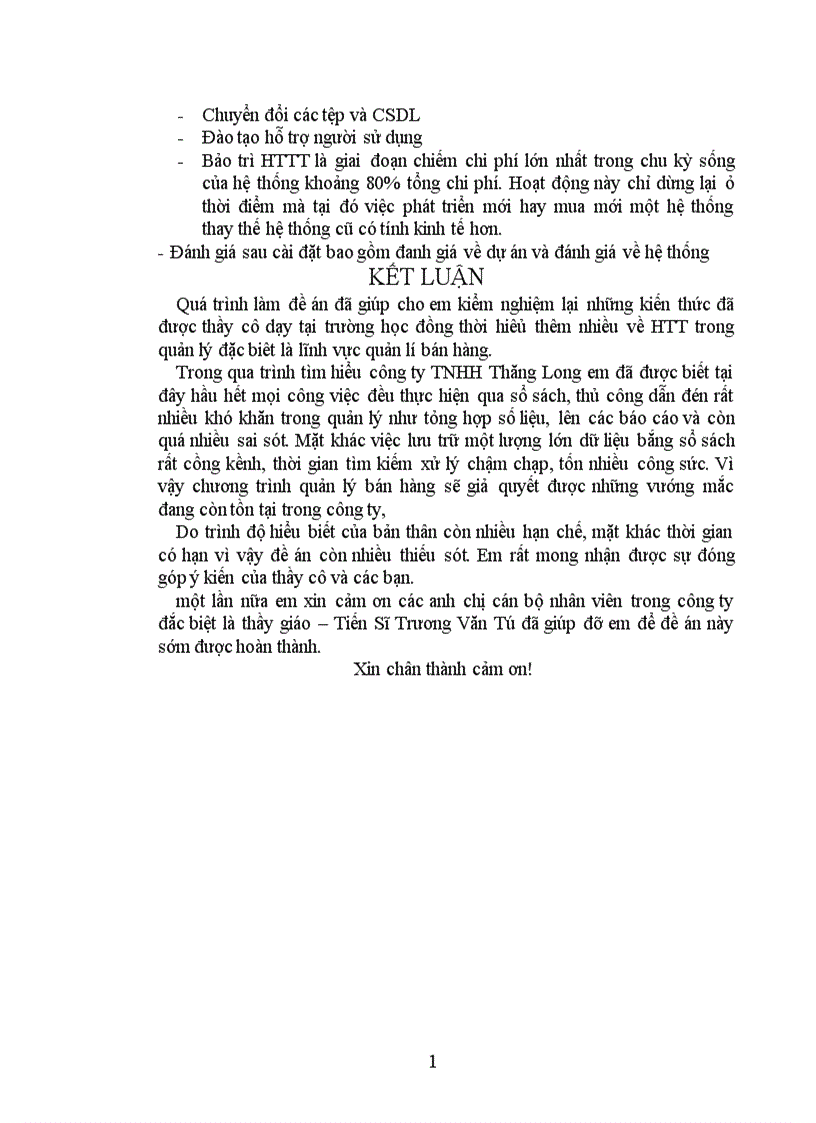 image for page Xây dựng HTTT quản lí bán hàng 1