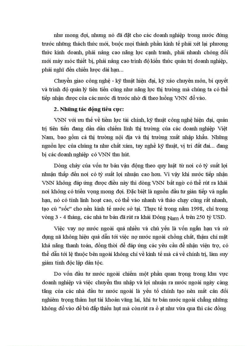image for page Giải pháp nhằm huy động và sử dụng có hiệu quả vốn nước ngoài cho quá trình CNH HĐH ở Việt Nam 1