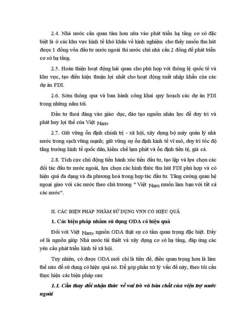 image for page Giải pháp nhằm huy động và sử dụng có hiệu quả vốn nước ngoài cho quá trình CNH HĐH ở Việt Nam 1