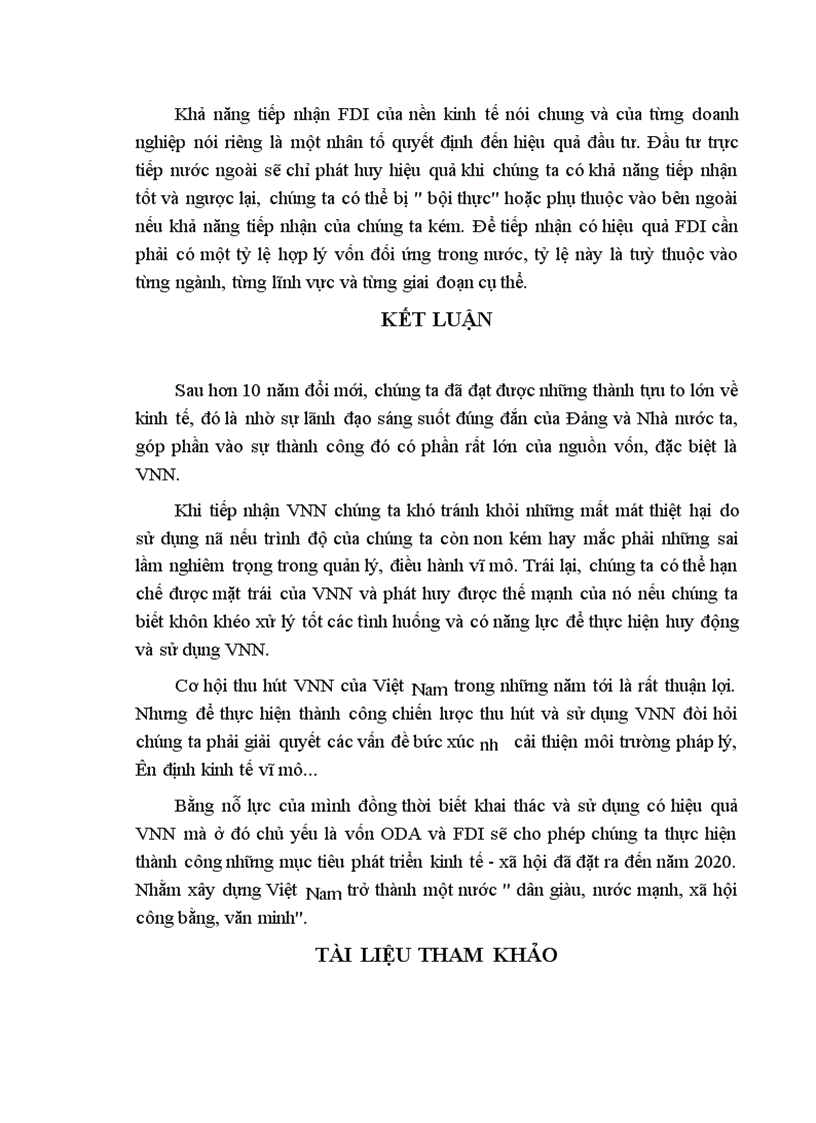 image for page Giải pháp nhằm huy động và sử dụng có hiệu quả vốn nước ngoài cho quá trình CNH HĐH ở Việt Nam 1