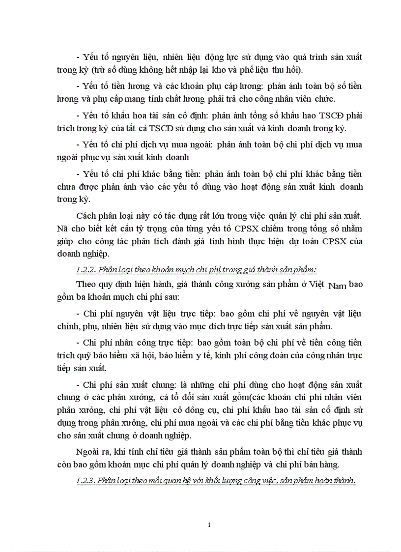 image for page Cơ sở lựa chọn và trình tự hạch toán các phương pháp tập hợp chi phí và tính giá thành sản phẩm 1