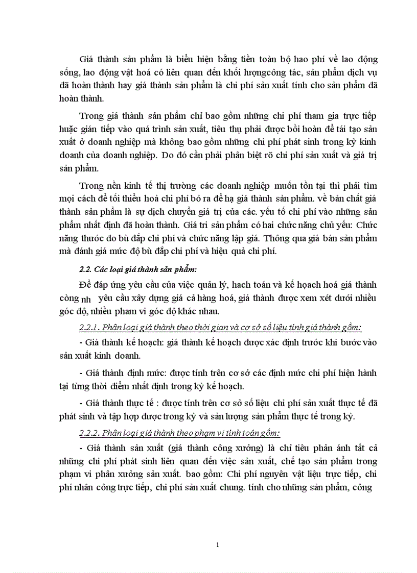 image for page Cơ sở lựa chọn và trình tự hạch toán các phương pháp tập hợp chi phí và tính giá thành sản phẩm 1