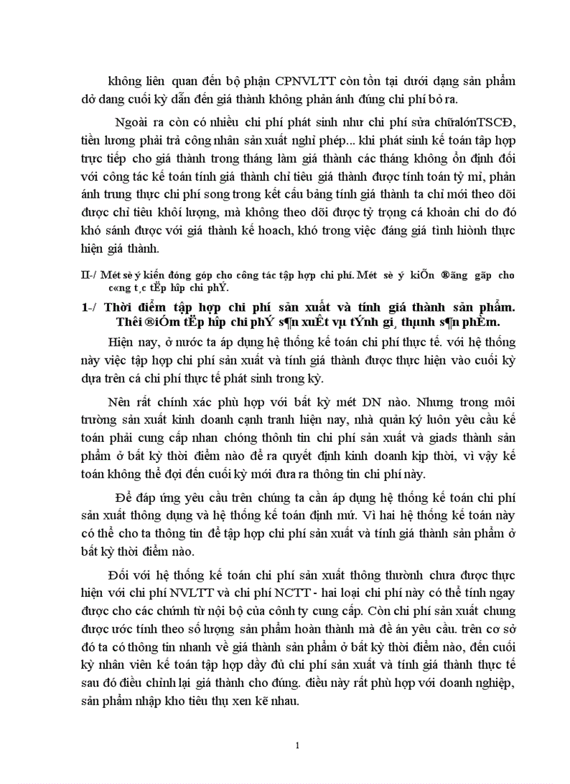 image for page Cơ sở lựa chọn và trình tự hạch toán các phương pháp tập hợp chi phí và tính giá thành sản phẩm 1