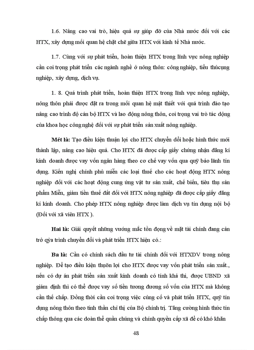 image for page Giải pháp nâng cao hiệu quả kinh tế của hợp tác xã dịch vụ nông nghiệp Trung Hà Tiến Thịnh Mê Linh Vĩnh Phúc