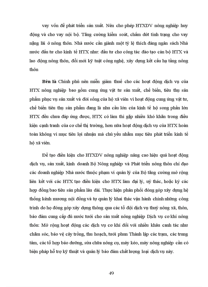 image for page Giải pháp nâng cao hiệu quả kinh tế của hợp tác xã dịch vụ nông nghiệp Trung Hà Tiến Thịnh Mê Linh Vĩnh Phúc