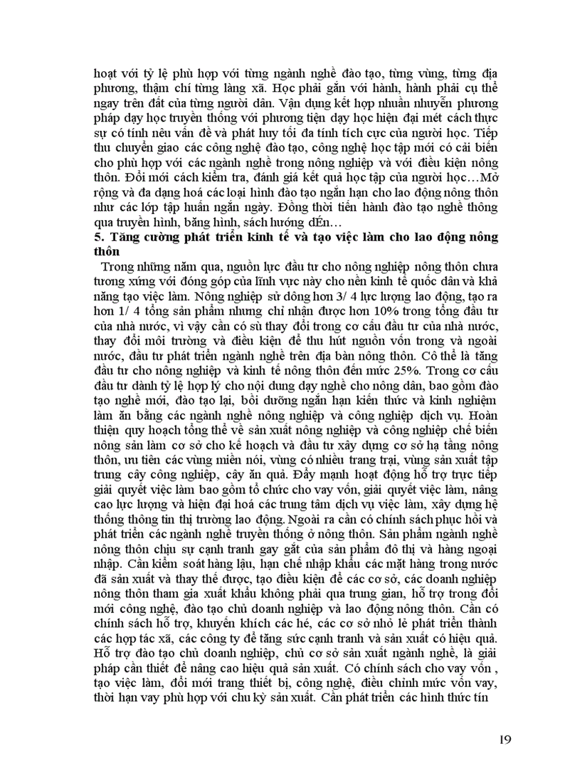 image for page Thực trạng và một số giải pháp phát triển nguồn nhân lực trong quá trình cnh hđh nông nghiệp nông thôn