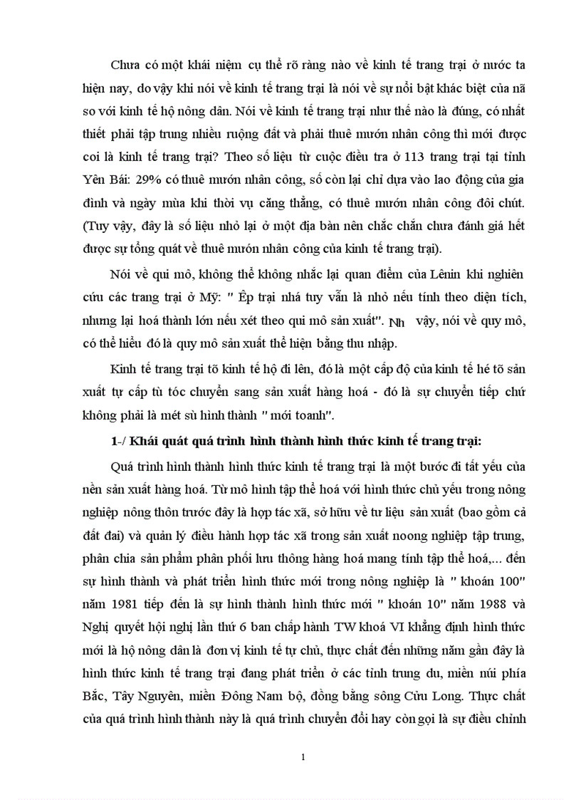 image for page Kinh tế trang trại quá trình hình thành và thực trạng hiện nay 1