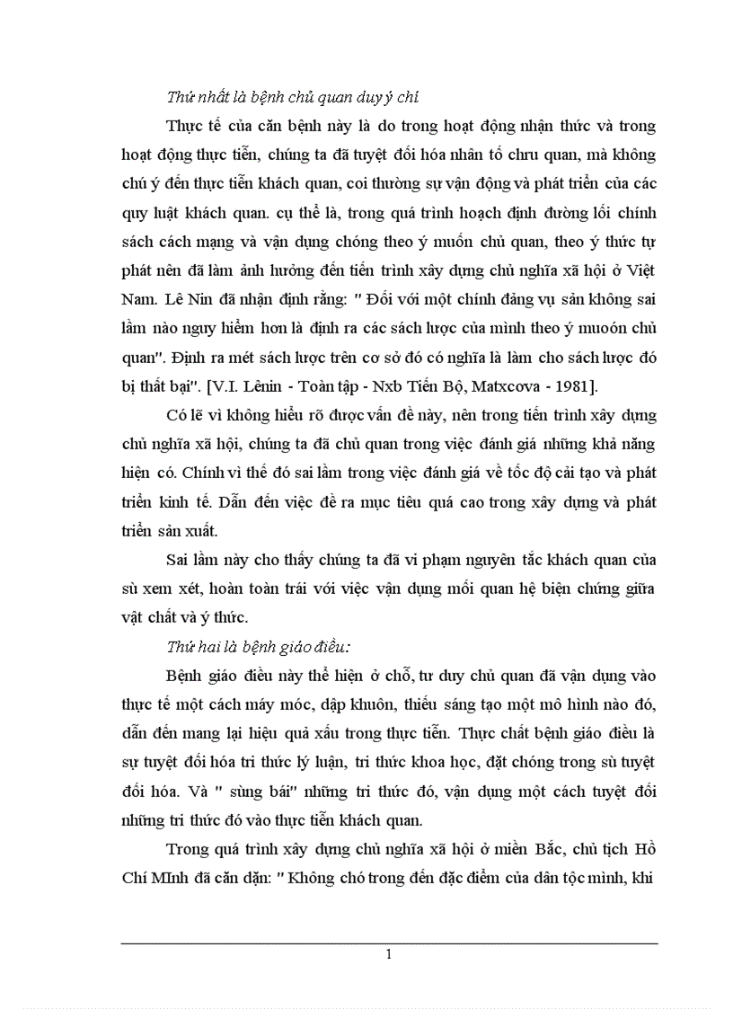 image for page Mối quan hệ giữa vật chất và ý thức vận dụng vào hoạt động thực tiễn trong sự nghiệp xây dựng chủ nghĩa xã hội ở nước ta hiện nay Mở đầu Như chúng ta đã biết kể từ khi hệ thống xã hội chủ nghĩa trên toàn thế giới sụp đổ