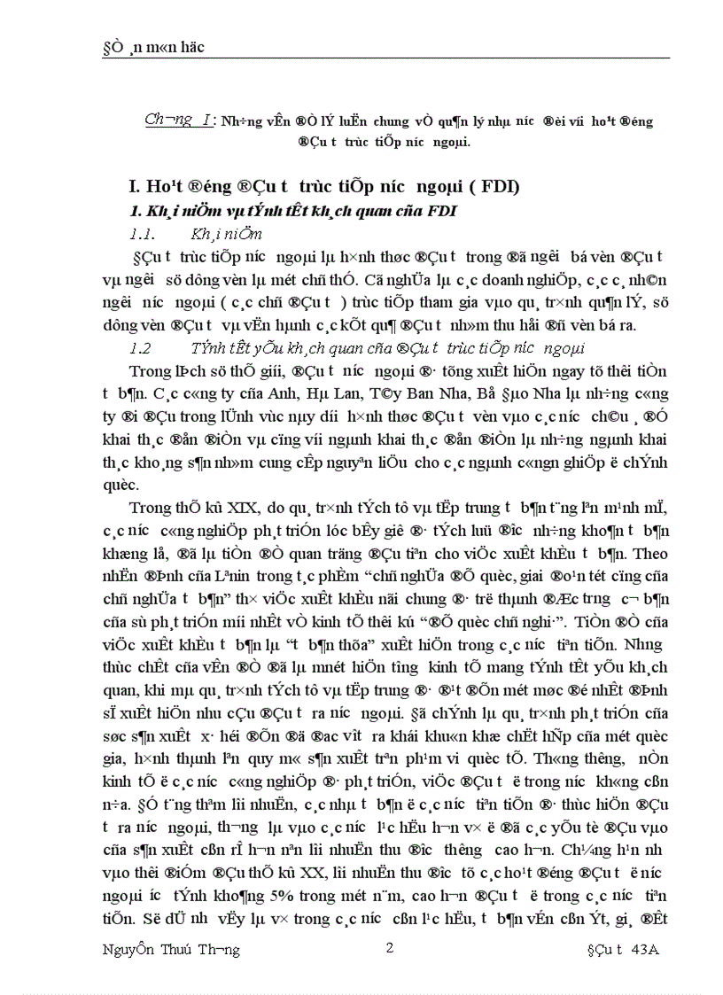 image for page Quản lý nhà nước đối với hoạt động đầu tư trực tiếp nước ngoài ở Việt Nam 1