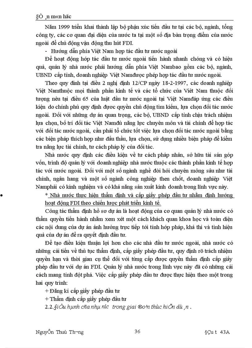 image for page Quản lý nhà nước đối với hoạt động đầu tư trực tiếp nước ngoài ở Việt Nam 1