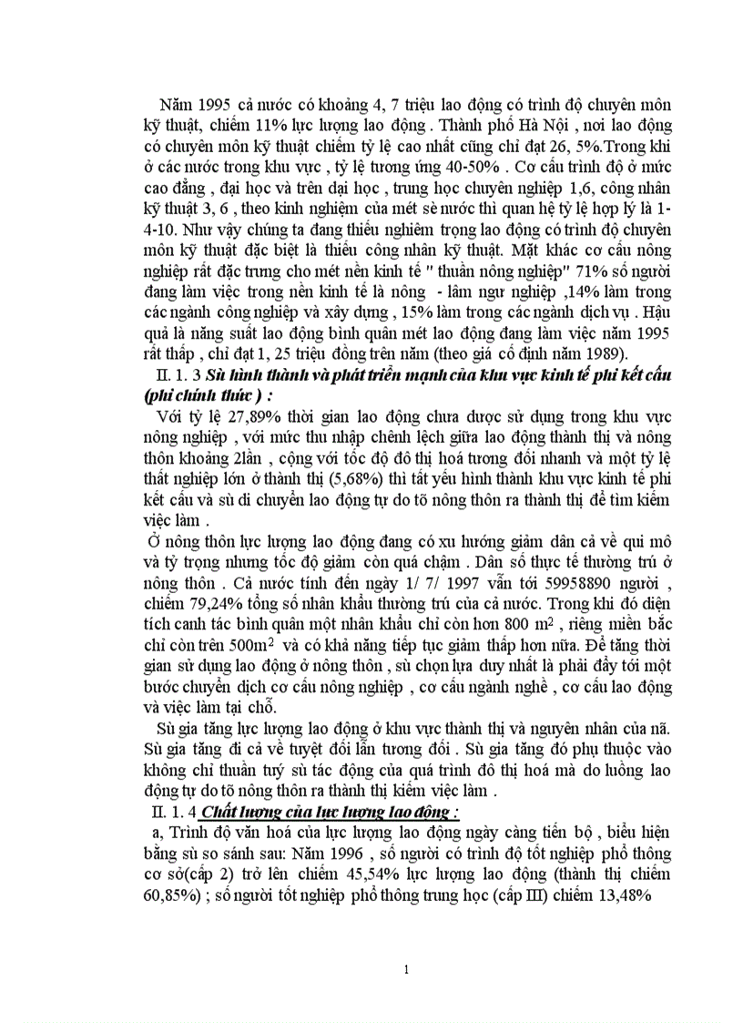 image for page Dân số và sự tác động của nó tới thị trường lao động Việt Nam 1