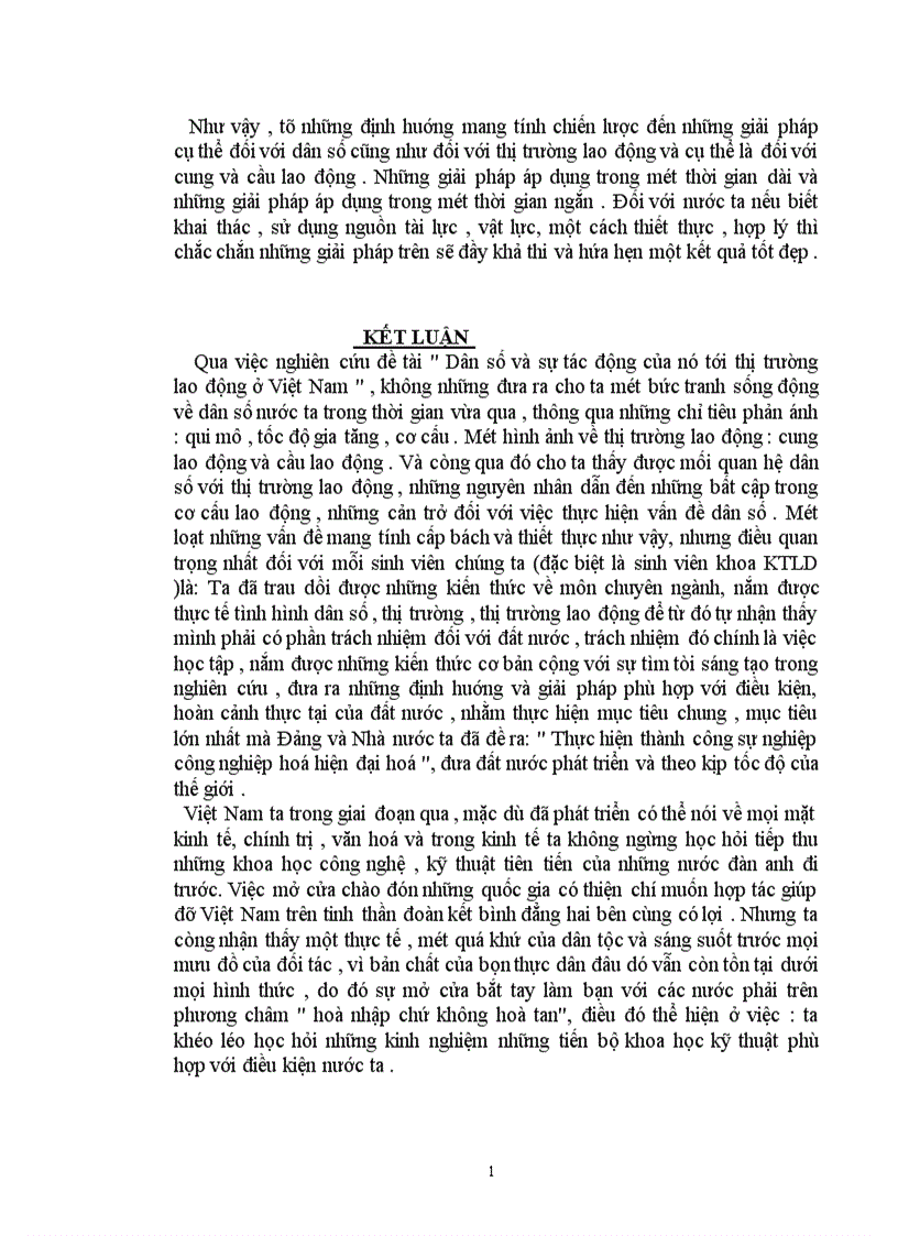 image for page Dân số và sự tác động của nó tới thị trường lao động Việt Nam 1