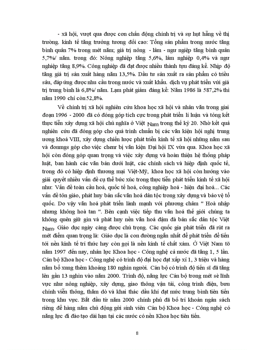 image for page Vai trò của tri thức khoa học trong công cuộc đổi mới của Việt Nam