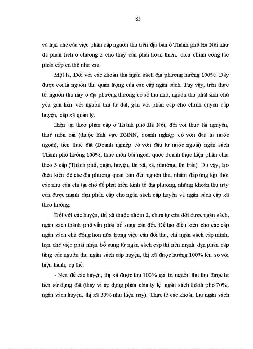 image for page Hoàn thiện công tác phân cấp thu chi ngân sách nhà nước trên địa bàn thành phố Hà Nội 1