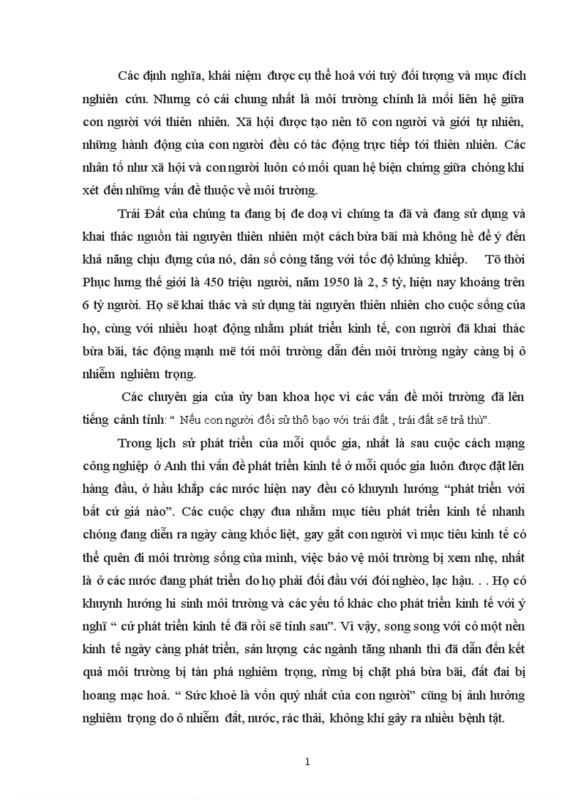 image for page Vận dụng cặp phạm trù Nguyên nhân kết quả để giải thích thực trạng môi trường ở Việt Nam