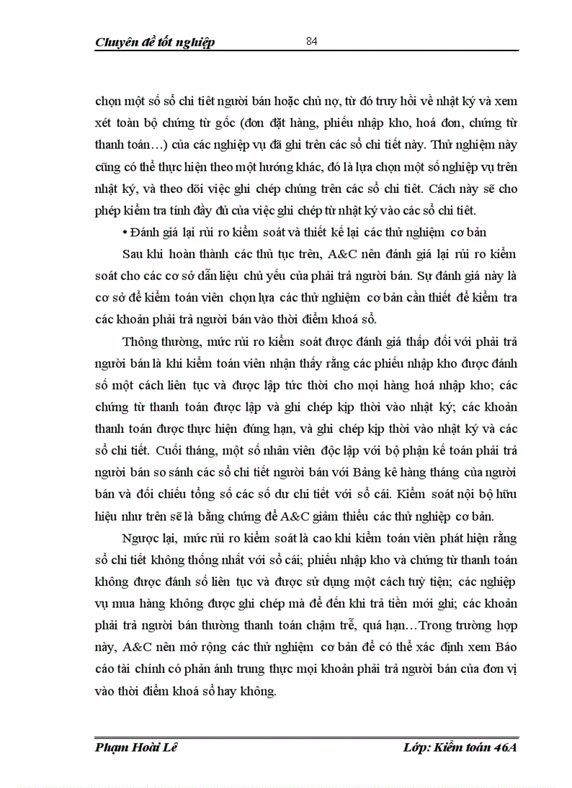 image for page Kiểm toán khoản phải trả người bán trên Báo cáo tài chính do Công ty TNHH Kiểm toán và Tư vấn thực hiện 1