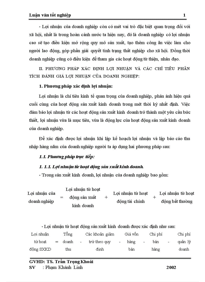 image for page Lợi nhuận và một số biện pháp chủ yếu nhằm tăng lợi nhuận ở Công ty Dược vật tư Y tế Thanh Hoá 1