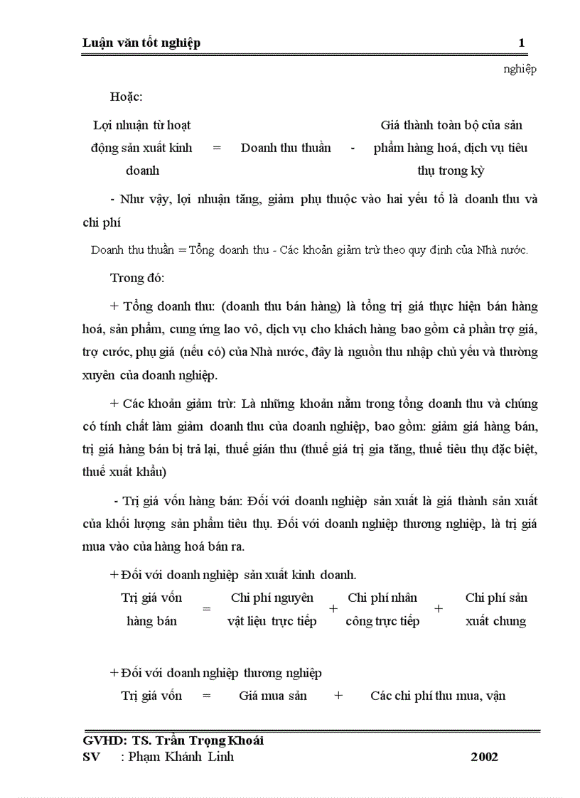 image for page Lợi nhuận và một số biện pháp chủ yếu nhằm tăng lợi nhuận ở Công ty Dược vật tư Y tế Thanh Hoá 1