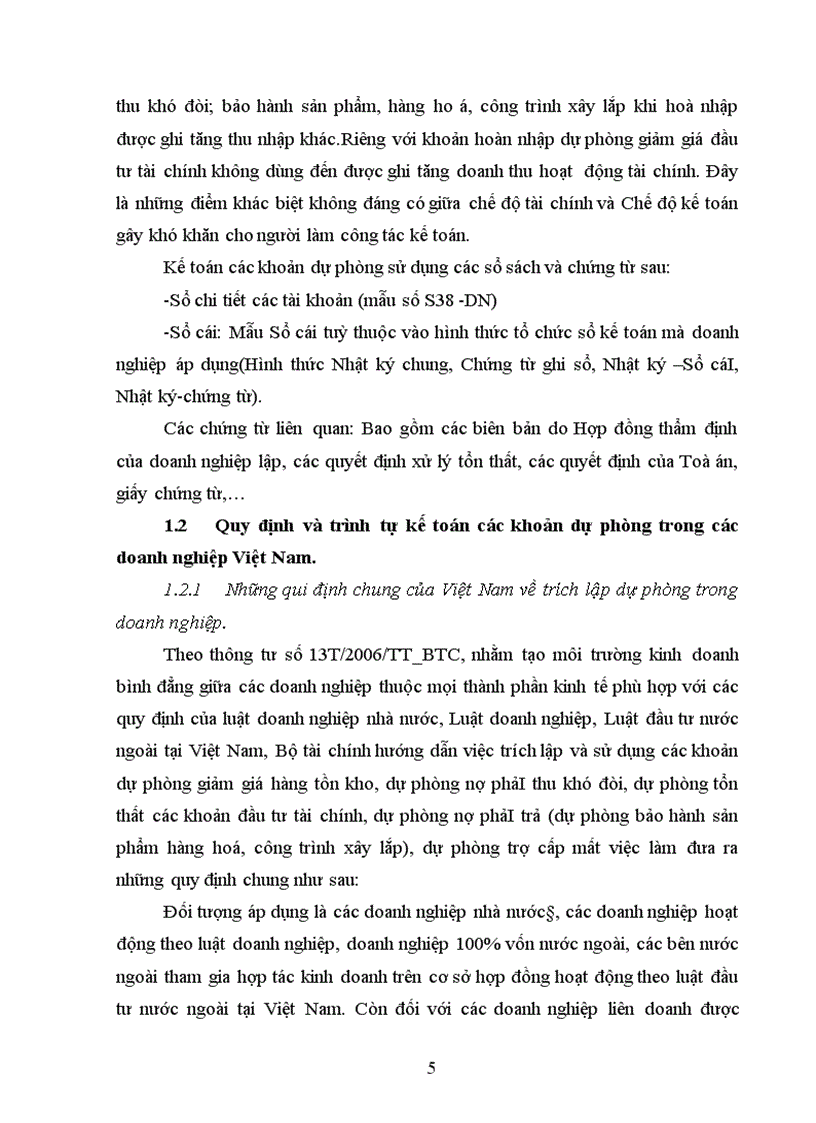 image for page Một số kiến nghị nhằm hoàn thiện chế độ tài chính và kế toán trích lập dự phòng trong các doanh nghiệp Việt Nam 1