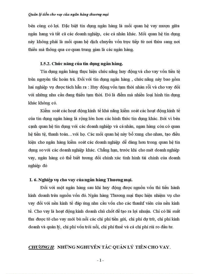 image for page Một số vấn đề về quản lý tiền cho vay của các ngân hàng thương mại ở Việt Nam hiện nay