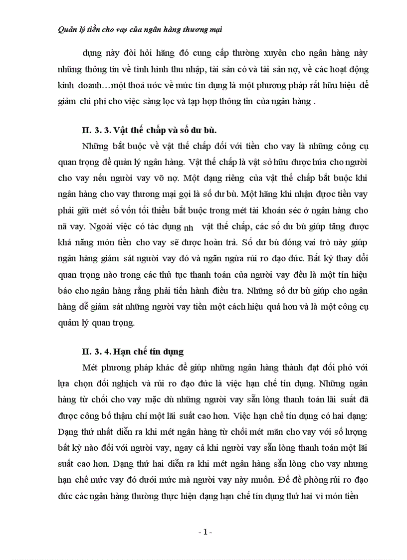 image for page Một số vấn đề về quản lý tiền cho vay của các ngân hàng thương mại ở Việt Nam hiện nay