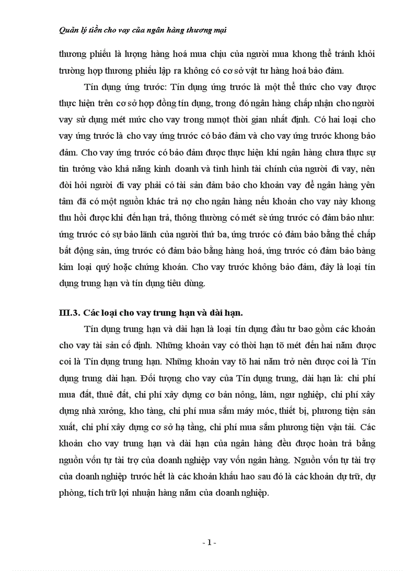 image for page Một số vấn đề về quản lý tiền cho vay của các ngân hàng thương mại ở Việt Nam hiện nay