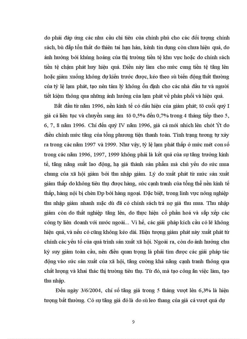 image for page Thực trạng lạm phát ở Việt Nam