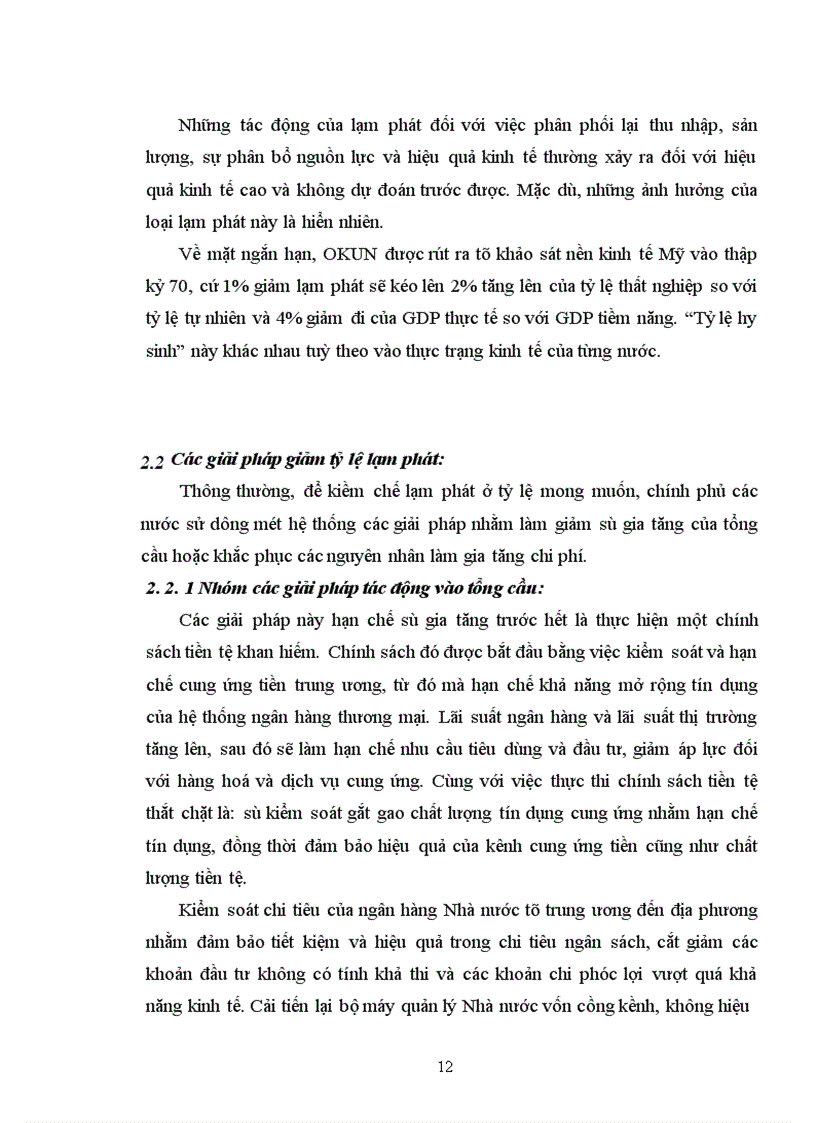 image for page Thực trạng lạm phát ở Việt Nam