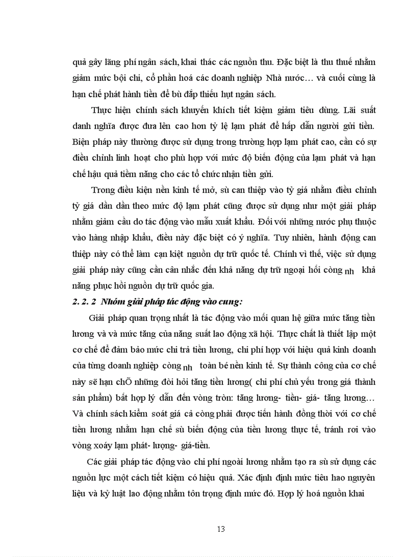 image for page Thực trạng lạm phát ở Việt Nam