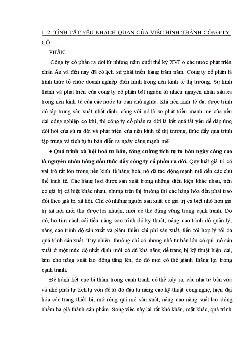 image for page Công ty cổ phần và vai trò của nó trong phát triển kinh tế 1