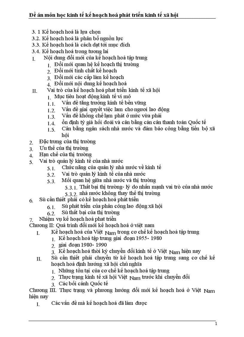 image for page Vai trò của kế hoạch hoá phát triển trong nền kinh tế thị trường và những vấn đề đổi mới trong công tác kế hoạch hoá ở Việt Nam hiện nay