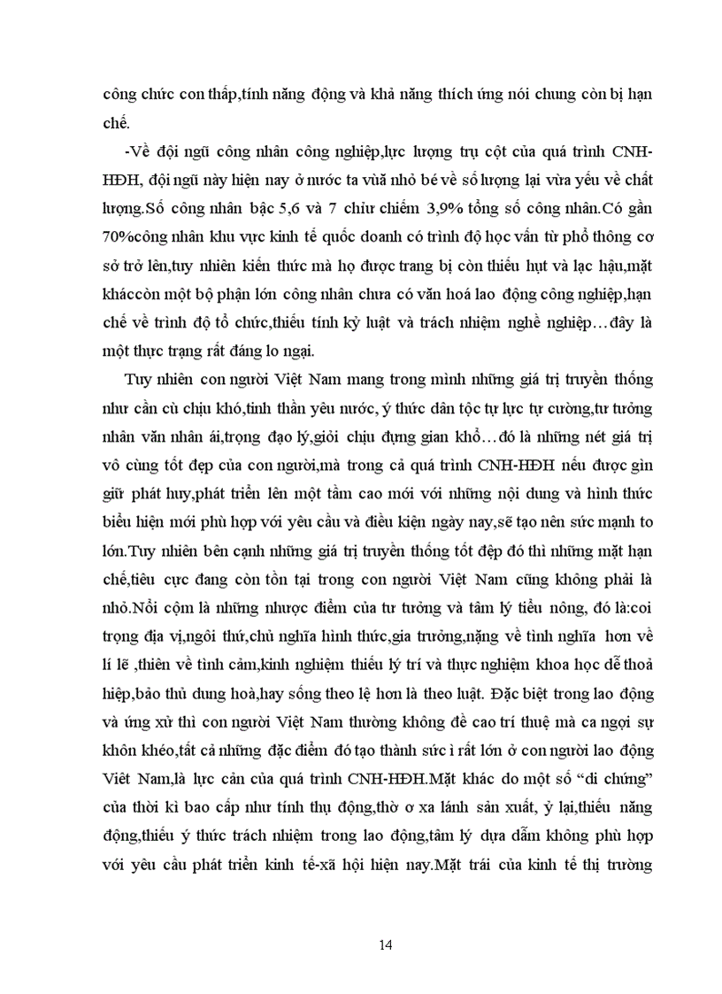 image for page Vai trò của nguồn lực con người và các giải pháp nhằm phát huy vai trò của con người trong thời kì công nghiệp hoá hiện đại hoá 1