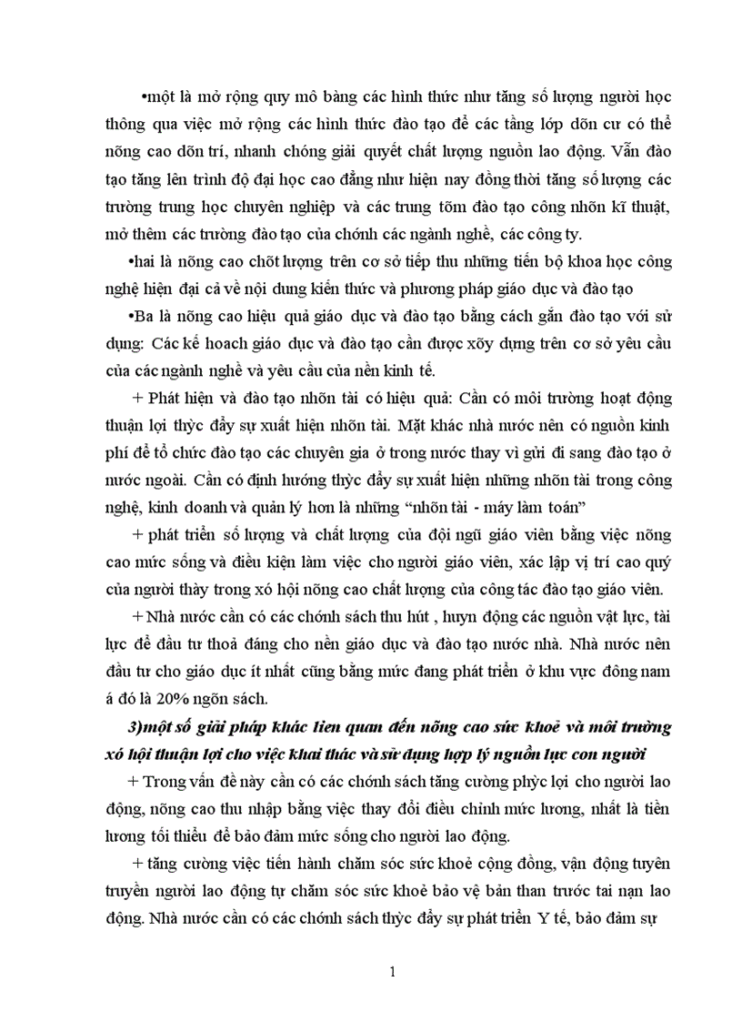 image for page Vai trò của nguồn lực con người và các giải pháp nhằm phát huy vai trò của con người trong thời kì công nghiệp hoá hiện đại hoá 1