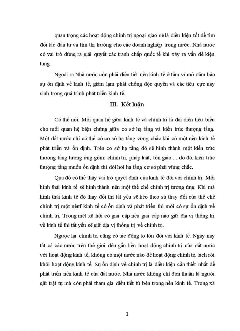 image for page Mối quan hệ giữa nền kinh tế và chính trị trong cuộc cuộc đổi mới nền kinh tế ở nước ta hiện nay 1