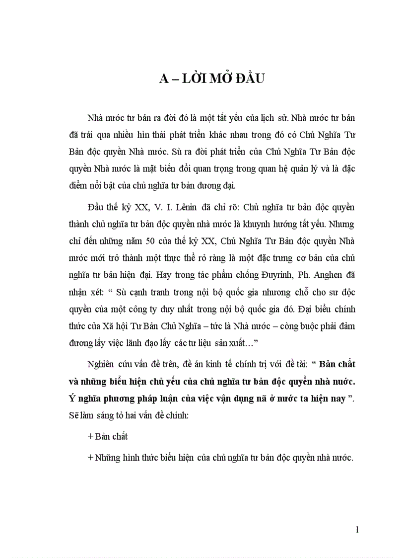 image for page Bản chất và những biểu hiện chủ yếu của chủ nghĩa tư bản độc quyền nhà nuớc ý nghĩa phương pháp luận của việc vận dụng nó ở nước ta hiện nay 1