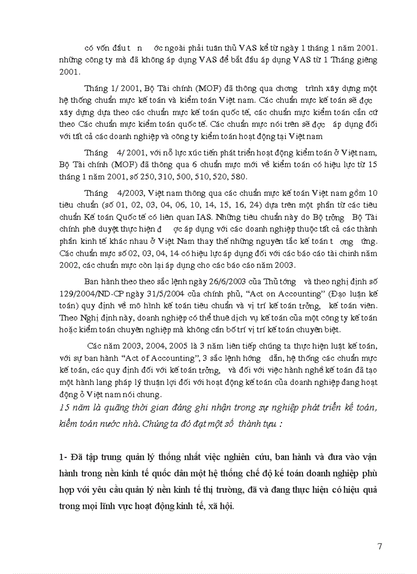 image for page Sự phát triển của kế toán trên thế giới và Việt Nam Các vấn đề đặt ra đối với kế toán Việt Nam trong xu thế toàn cầu hoá và hội nhập kinh tế quốc tế 1