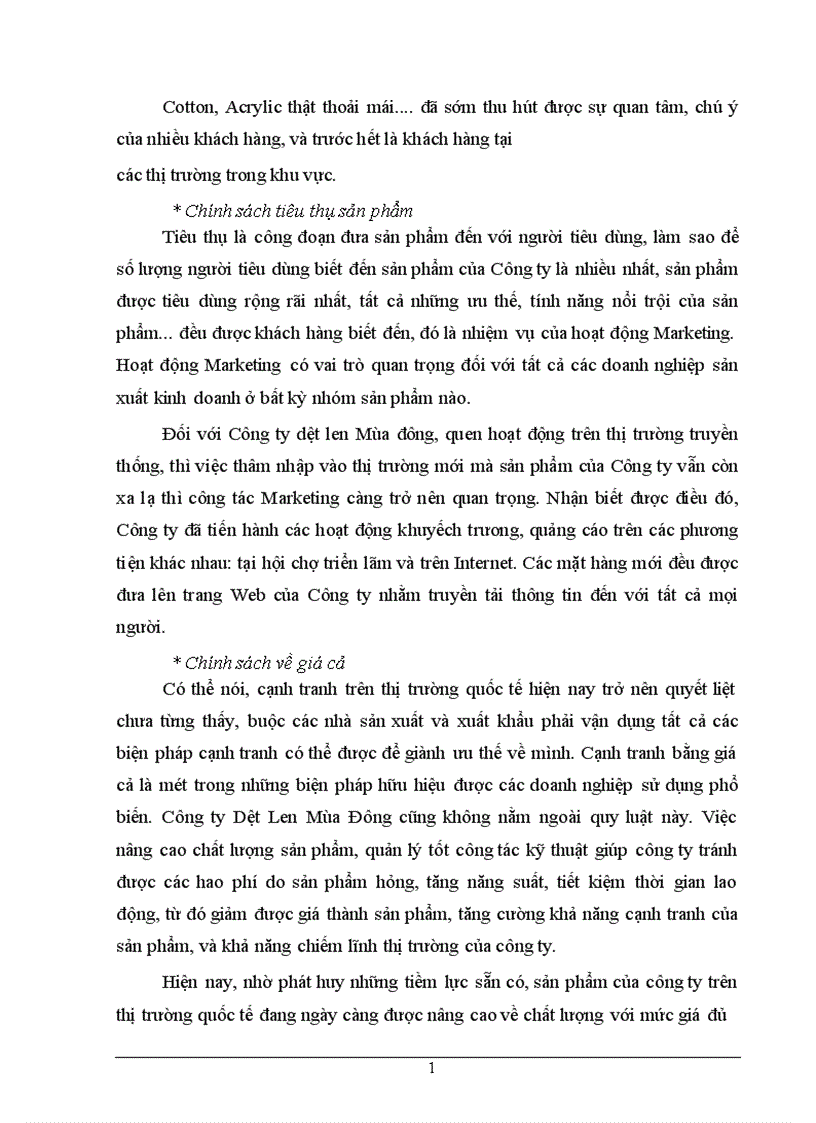 image for page Phương thức thâm nhập thị trường nước ngoài của công ty Dệt Len Mùa Đông và một số bài học kinh nghiệm